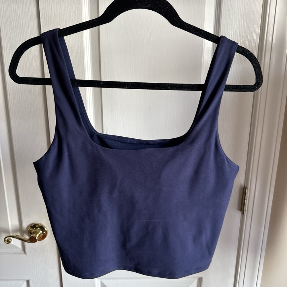 Fabletics Navy Blue workout Tank Top